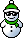 Snowman emoticons