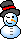 Snowman emoticons