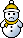 Snowman emoticons