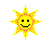 Sunbathing emoticons