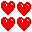 Valentine emoticons