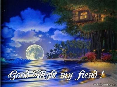 Good night facebook graphics