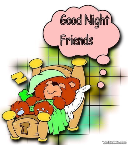 Good night facebook graphics