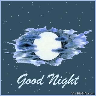 Good night facebook graphics