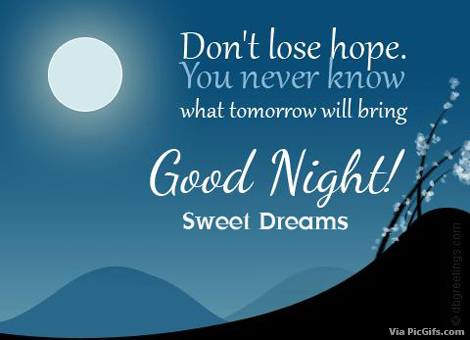 Good night facebook graphics