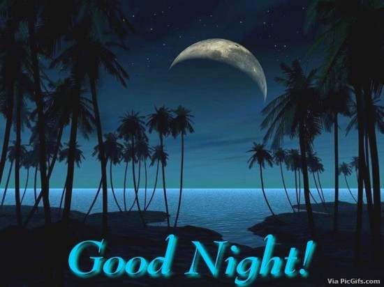 Good night facebook graphics