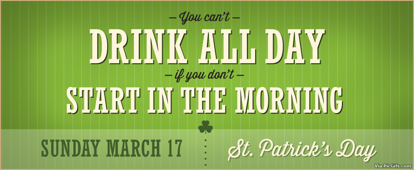 St patricks day facebook graphics