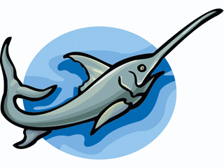 Swordfish fish graphics