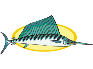 Swordfish fish graphics
