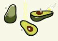 Avocado food and drinks