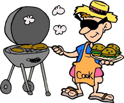 Barbecue food and drinks
