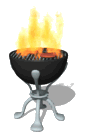 Barbecue food and drinks