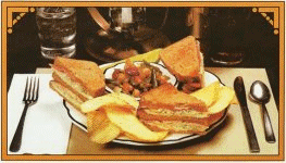 Breakfast food and drinks