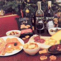 Brunch food and drinks