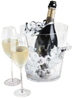Champagne food and drinks
