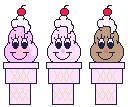 Ice cream food and drinks