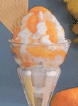 Ice cream food and drinks