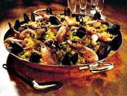 Paella food and drinks