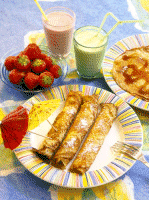 Pancakes food and drinks