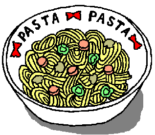 Pasta food and drinks