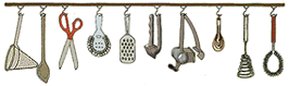 Tools food and drinks