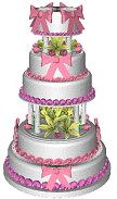 Wedding cake food and drinks