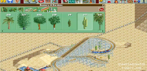Roller coaster tycoon games gifs