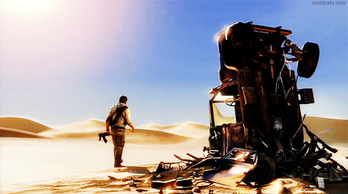 Uncharted 3 drakes deception games gifs