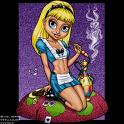 Alice in wonderland glitter gifs
