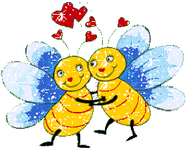 Bees glitter gifs