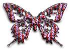 Butterfly glitter gifs