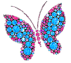 Butterfly glitter gifs