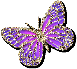 Butterfly glitter gifs