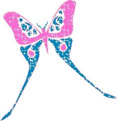 Butterfly glitter gifs