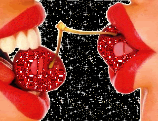 Cherries glitter gifs