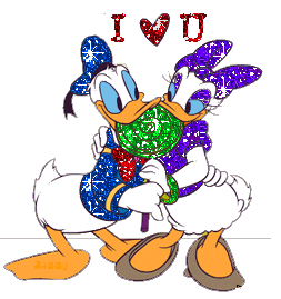 Daisy duck glitter gifs