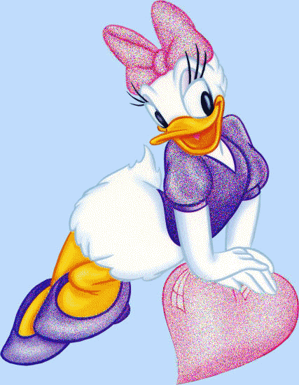 Daisy duck glitter gifs