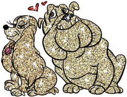 Dogs glitter gifs