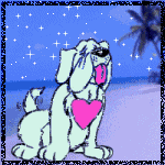 Dogs glitter gifs