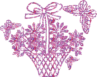 Flowers glitter gifs