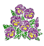 Flowers glitter gifs