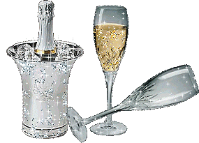 Food and drinks glitter gifs