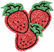 Fruit glitter gifs