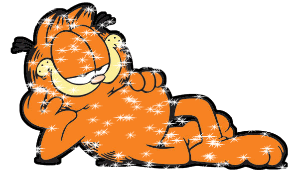 Garfield glitter gifs