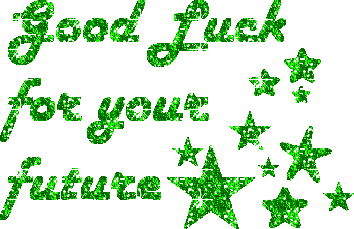 Good luck glitter gifs