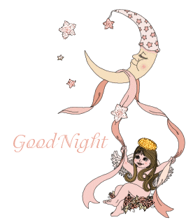 Good night glitter gifs