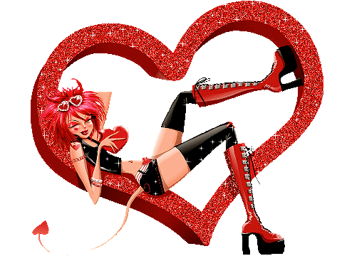 Hearts glitter gifs