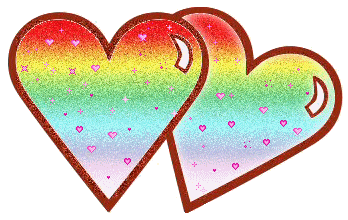 Hearts glitter gifs