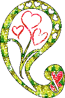 Hearts glitter gifs