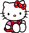 Hello kitty glitter gifs